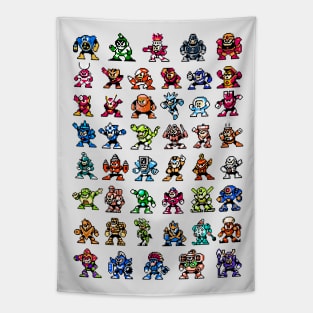 megaman 1-6 robot masters Tapestry