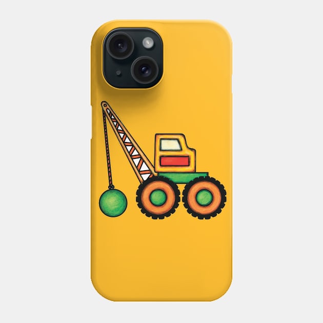 Wrecking Ball Phone Case by Parakeet Moon