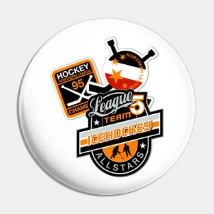 Hockey League Team Pin