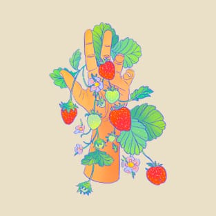 Strawberry Hand T-Shirt