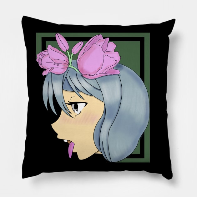 Anime girls G Pillow by Gerigansu