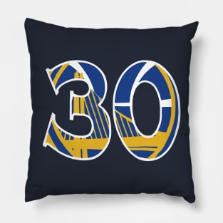 stephen curry 30 Pillow