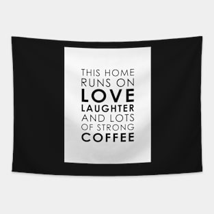 Home, Coffee, Typography, Quote, Scandinavian Tapestry