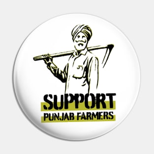 Support punjab farmers Pin