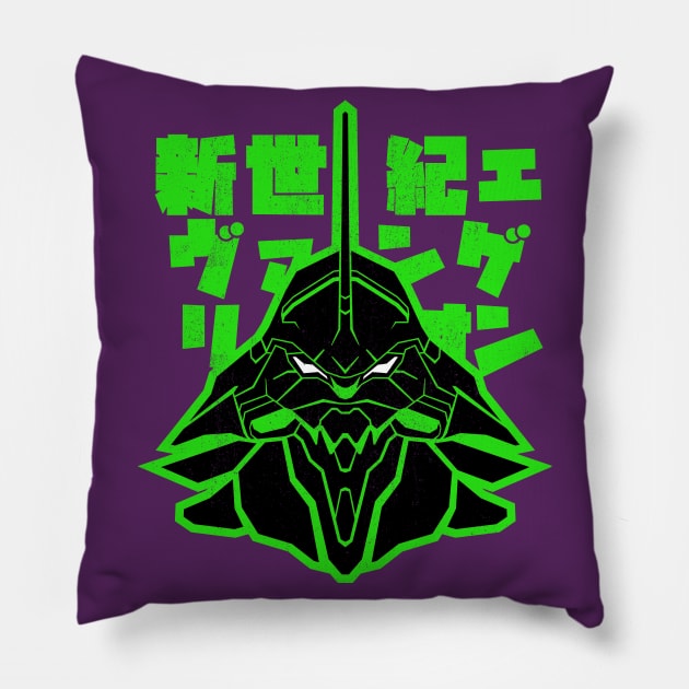 Unit 01 variant Pillow by Krobilad