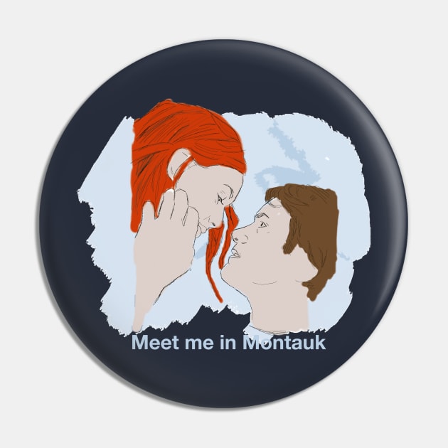 Meet me in Montauk Pin by TeeAgromenaguer