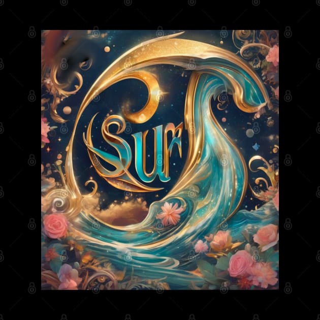 Surreal surf design by sailorsam1805