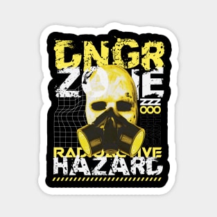 Danger Zone Radioactive Hazard Magnet