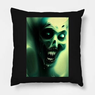 SCREAMING GHOSTLY HALLOWEEN VAMPIRE Pillow