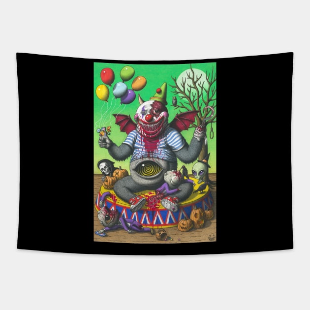 Halloween Piece Tapestry by Jimmy Alonzo