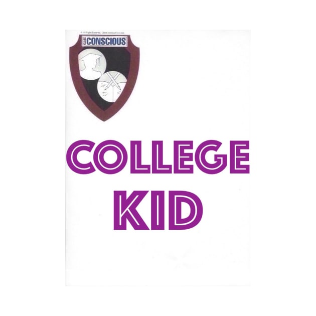 COLLEGE KID.PURPLE by ClassConsciousCrew.com