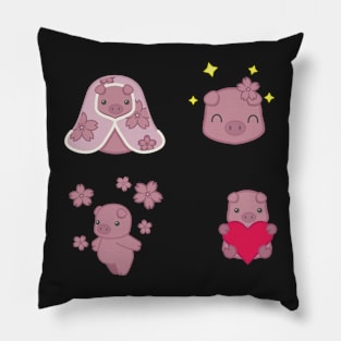 Pleasantly Plump Piggy Sticker Pack Pillow