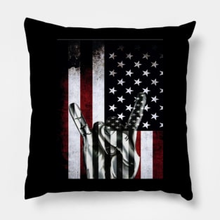 USA "Rock On" Pillow