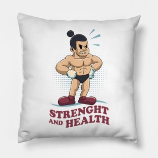 Beast Mode Bodybuilder Pillow