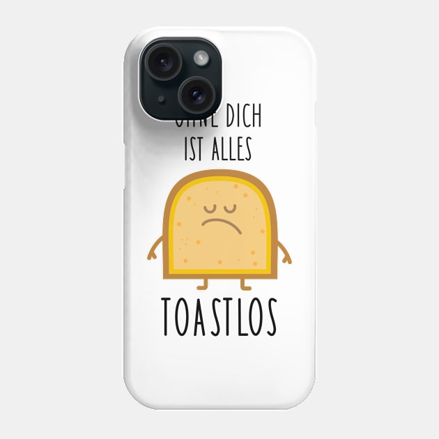 Toast is bleak Phone Case by spontania