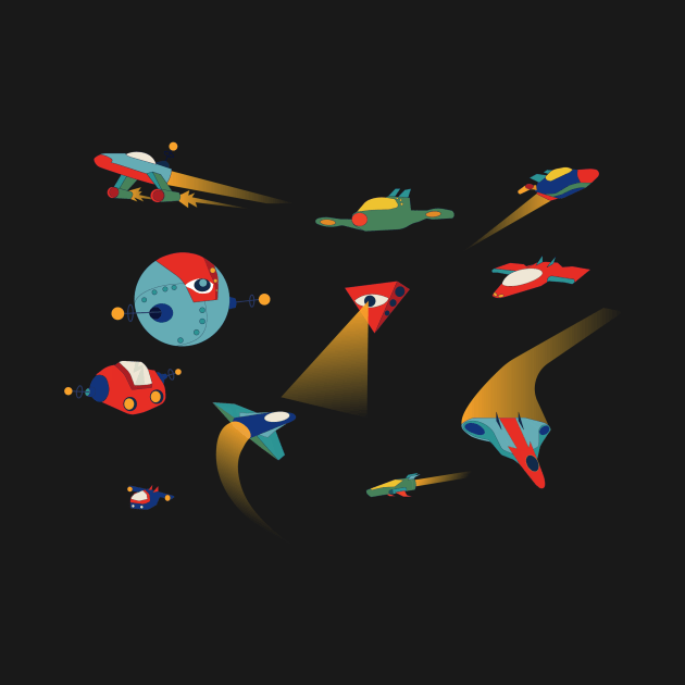 Spaceships from Space! by riomarcos