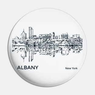 Albany New York Pin