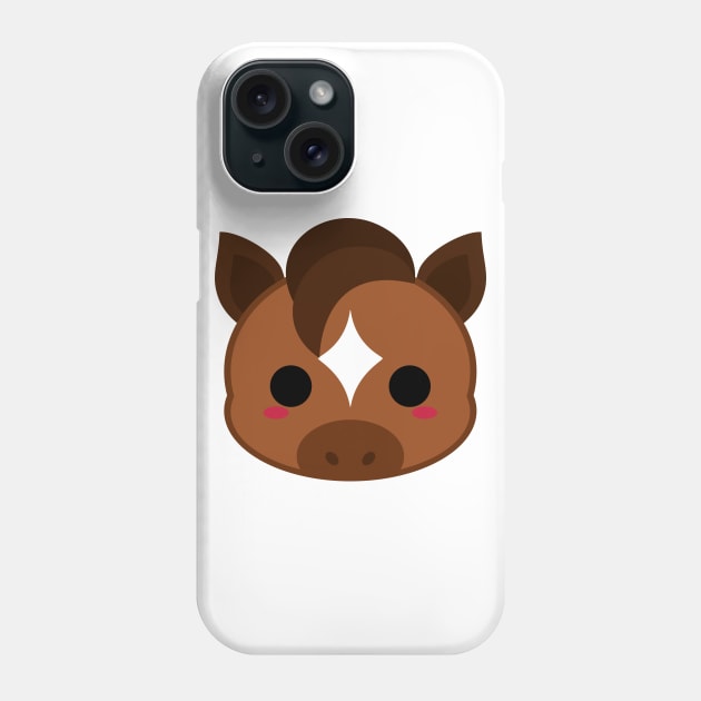 Cute Brown Pony Phone Case by alien3287