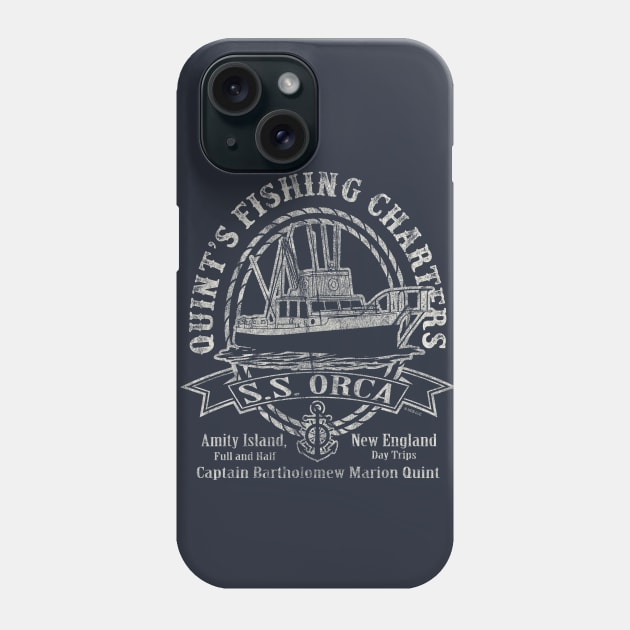 Captain Quint's SS Orca Phone Case by Alema Art