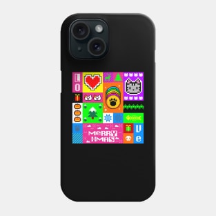 happy pixel Phone Case