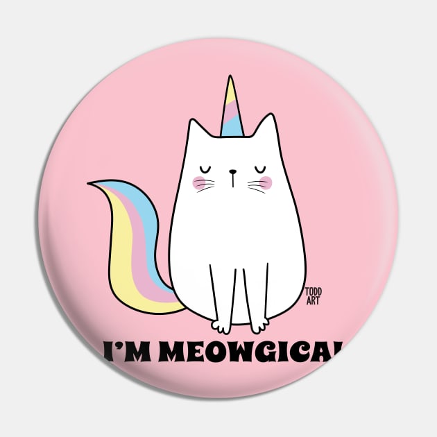 MEOWGICAL Pin by toddgoldmanart