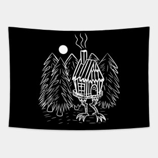 BABA YAGA'S HUT Tapestry