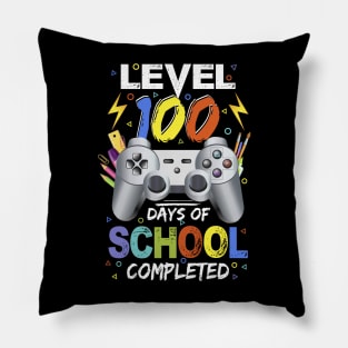 Level 100 Days Of School Completed Pillow