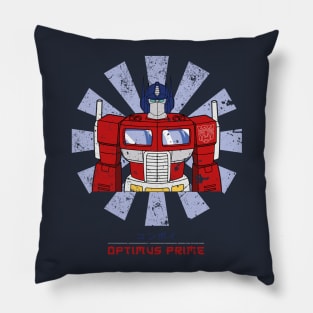 Optimus Prime Retro Japanese Transformers Pillow