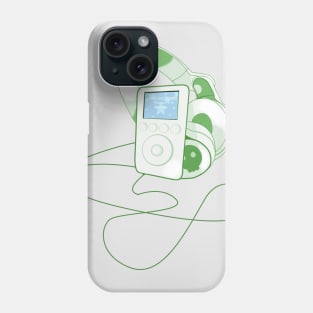 Music collector (green) Phone Case