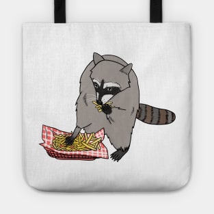 French Fry Raccoon! Tote