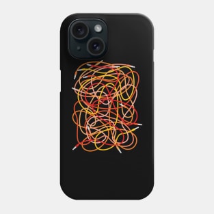 Modular Synth Patch Cables Phone Case