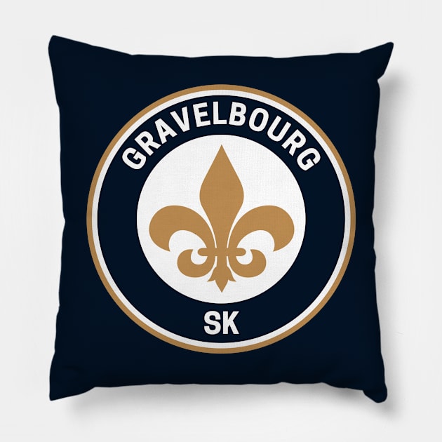 Vintage Gravelbourg Saskatchewan Pillow by fearcity