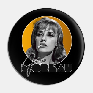 Retro Jeanne Moreau Gold Tribute Pin