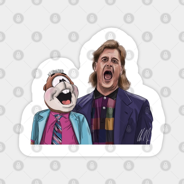 Joey Gladstone & Mr. Woodchuck Magnet by 51Deesigns