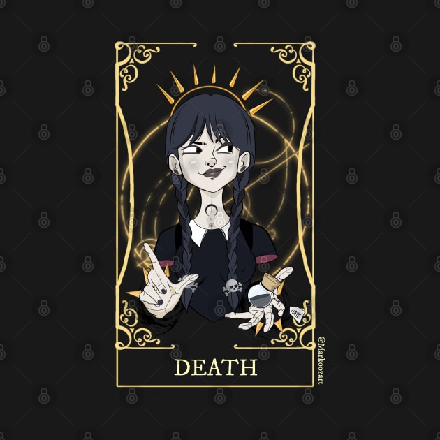 Tarot card of wednesday by marko0z