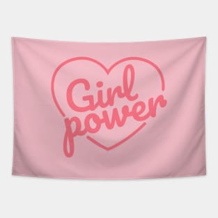 Girl Power Heart Tapestry