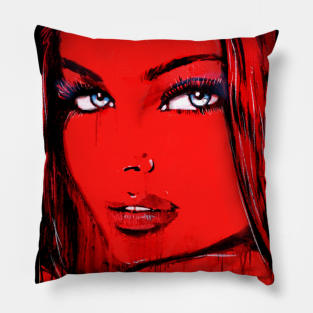 Well red Pillow