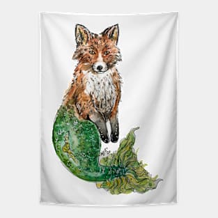 Fox Mermaid Tapestry