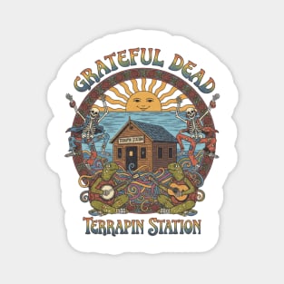 Grateful Dead Terrapin Station Vintage Album Art Tee Magnet