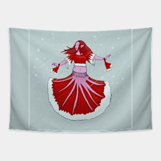 Belly dancing mermaid Tapestry