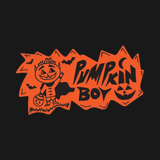 Pumpkin Boy by Space Cadet Art