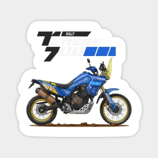 Rally raid bike in Gauloises livery Magnet