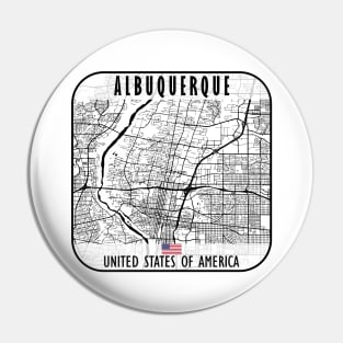 Albuquerque Map USA Pin