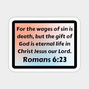 Romans 6:23 Magnet