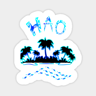 HAO (Lagoon Blue) Magnet