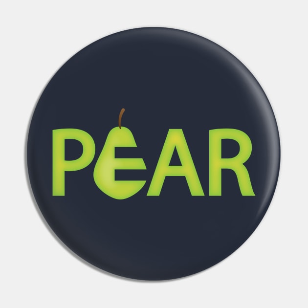 Pear fun creative design Pin by DinaShalash