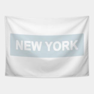 Blue New York Tapestry