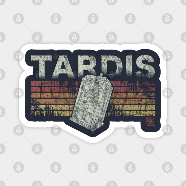 Retro Tardis Magnet by FanFreak