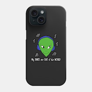 Donut the Alien - My Tunes are Out of this World Phone Case