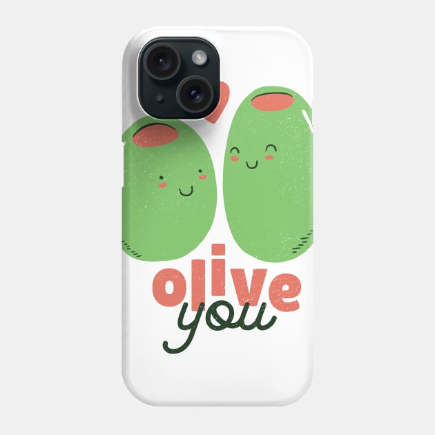 Olive You - i Love you Phone Case by LR_Collections